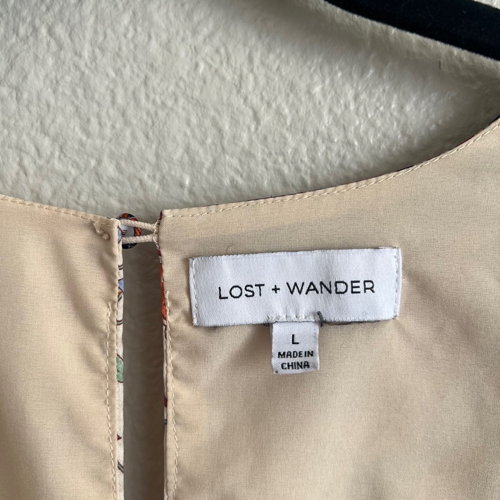 Lost + Wander Multicolor Patterned Dress - image 6